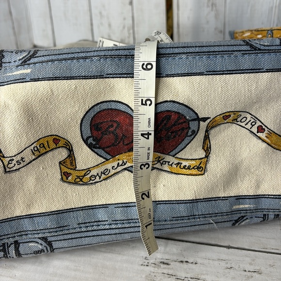 Brighton "In Love We Trust" Canvas Tote Bag - Picture 8 of 12